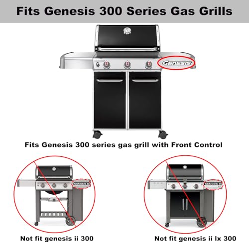 Genesis E310 Parts 7621 Flavorizer Bars 65505 Heat Deflector Replacement Parts for Weber Genesis 300 E-310 S-310 E-320 S-320 E-330 S-330 Porcelain Enameled Flavor Bars 7620 Genesis GS4 Grill Parts - Grill Parts America