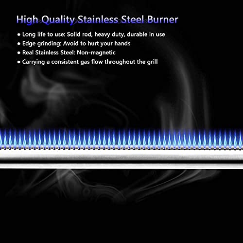 Utheer Grill Parts with 7636 Flavor Bars, 69787 Grill Burner and Ignitor Wire Kit for Weber Spirit and Spirit II 300 Series with Front Control, Spirit E310, E320, E330, S310, S320, S330 Gas Grills - Grill Parts America