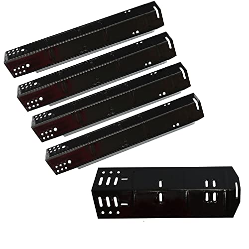 Grill Heat Plate Replacement for Dyna-Glo 5 Burner DGH474CRP DGH483CRP DGH485CRP, Dyna-Glo 4 Burner DGH450CRP Grills, Porcelain Steel Heat Plate, 5 Pack - Grill Parts America