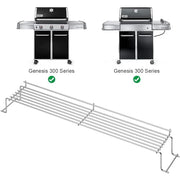SafBbcue 65054 Warming Rack Replacement Parts for Weber Genesis E310 S310 E320 S320 E330 S330 EP310 CEP310 Grills 26.5" Warming Grates Weber 3741001 62749 81323 - Grill Parts America