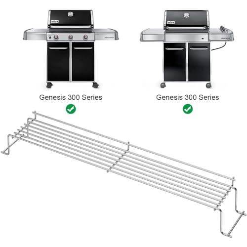 SafBbcue 65054 Warming Rack Replacement Parts for Weber Genesis E310 S310 E320 S320 E330 S330 EP310 CEP310 Grills 26.5" Warming Grates Weber 3741001 62749 81323 - Grill Parts America
