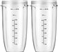 Replacement Parts 32oz Blender Cups (2 Packs) Replacement Blender Cups Compatible with NutriBullet 600w and 900w Blender - Kitchen Parts America