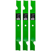 8TEN LawnRAZOR Blade for Exmark Toro 115-9649-0 Titan ZX6000 ZX6050 ZX6030 60 Inch Deck (High Lift Notched) 3 Pack - Grill Parts America
