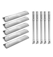 Hongso 5 Burners Pipe Tube and 5 Heat Plates Repair Kit Replacement Parts for Jenn Air Gas Grill 720-0709, 720-0709B, 720-0727, Kitchen Aid 720-0709C, 720-0954, 720-0954A, SBE6415-SPG4515 - Grill Parts America
