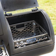 Oklahoma Joe's 5279338P04 Stainless Steel Offset Smoker Charcoal Firebox Basket, Silver - Grill Parts America