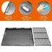 Upgrade Griddle Inserts and Grate for Weber Genesis II 400 Series Gas Grills, Flat Top Griddle Kit for Weber Genesis II E-410 S-410 E-435 S-440 and More, Replace for Weber 6789 Full-Size Griddle - Grill Parts America