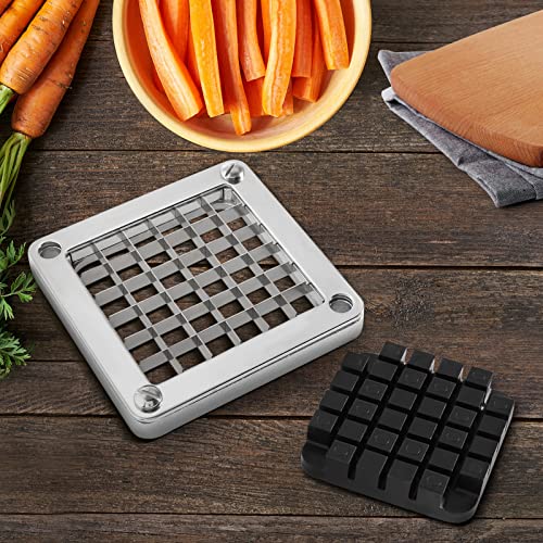 WICHEMI Commercial Chopper Dicer Vegetable Fruit Chopper Dicer Cutter Heavy Duty Stainless Steel Chopper for Onion Peppers Potatoes Mushrooms French
