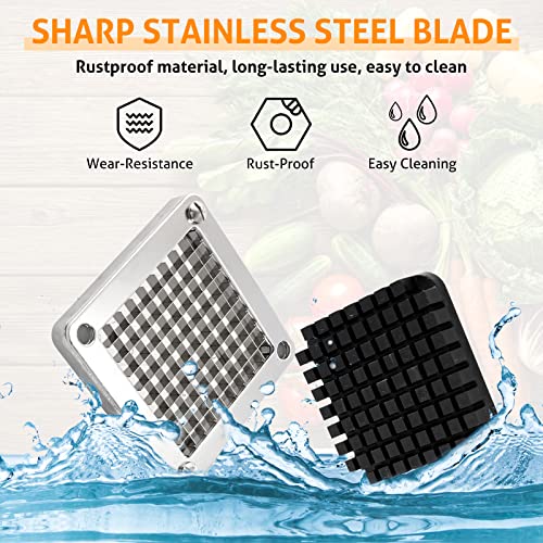 WICHEMI Dicer Blades Commercial Vegetable Chopper Dicer Blade Replacement Stainless Steel Blade for Chopper Dicer Commercial Vegetable Fruit Dicer Replace Blade (3/8" Blade) - Kitchen Parts America