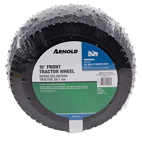 Arnold (490-325-0012) Lawn Mower Front Wheel-15-Inch Universal Fit, 15" - Grill Parts America