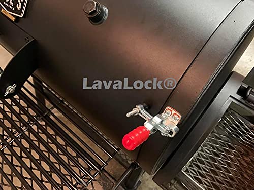 LavaLock BBQ Lid LL-12050 Smoker Vertical Handle Door Clamp 200 lb. Latch - Grill Parts America