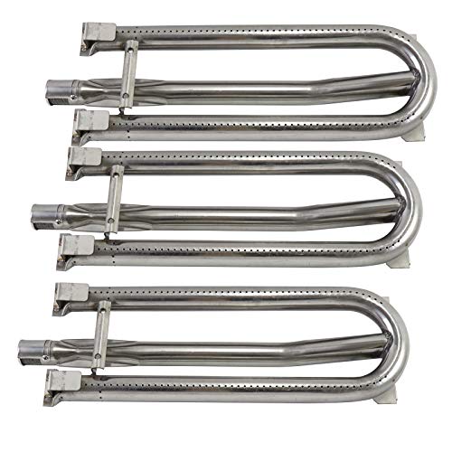 YOUFIRE Gas Grill Burner 19 1/8" x 6" Stainless Steel BBQ Replacement Parts for Brinkmann/Charmglow 810-8905-S and DCS Gas Grills, 3 Pack Burner Tube Grill Pipe Accessories - Grill Parts America