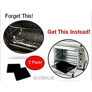 Toaster Oven Liner Two-Pack 100% Non-Stick 11”Prevent Spillovers,Gunk&Odors!Great Teflon Liner for Toaster Ovens,Dishwasher Safe,Best Toaster Oven Accessorie - Kitchen Parts America