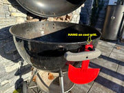 LavaLock Smok-n-Scrape Grill and Smoker Scraper, Residue Remover Cleaning Tool for Weber Kettle, Weber Smokey Mountain, UDS, WSM (Red Smoke-n-Scrape) - Grill Parts America