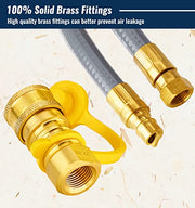 CALPOSE 15 Feet 5249 Propane to Natural Gas Conversion Kit for Blackstone 28”, 36” Griddle, 3/8 inch ID Natural Gas Hose Compatible for Tailgater, Rangetop Combo & Single Burner Rec Stove - Grill Parts America