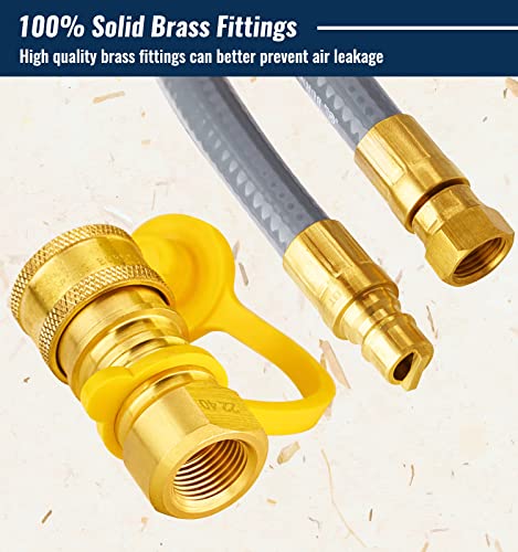CALPOSE 15 Feet 5249 Propane to Natural Gas Conversion Kit for Blackstone 28”, 36” Griddle, 3/8 inch ID Natural Gas Hose Compatible for Tailgater, Rangetop Combo & Single Burner Rec Stove - Grill Parts America