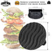 Smash Burger Press-Heavy Duty Hamburger Press with Heat Insulation Handle-6 Inch Cast Iron Burger Smasher,Bacon Press,Sandwich Press-Round Grill Press for Griddle-50 PC Burger Press Patty Paper - Grill Parts America