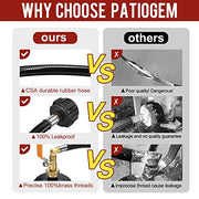 PatioGem Propane Refill Adapter for 1 lb. Tanks, 3FT Propane Refill Adapter, Propane Filler Adapter 1 Pound, Propane Tank Refill Adapter, Propane Bottle Refill Adapter, Propane Tank Refill Adapter - Grill Parts America