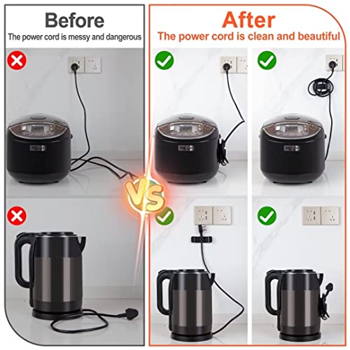 Cord Organizer for Appliance - Kitchen Appliance Cord Organizer Stick On, Cord Wrapper Winder Holder for Appliance, Adhesive Cord Keeper for Blender Mixer, Coffee Maker, Air Fryer,Kitchen Accessories - Kitchen Parts America