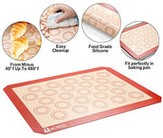 Stainless Steel Baking Sheet Tray Cooling Rack with Silicone Baking Mat Set - Kitchen Parts America