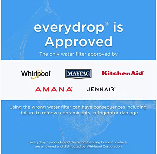 everydrop by Whirlpool Ice and Water Refrigerator Filter 4, EDR4RXD1, Single-Pack & Affresh Dishwasher Cleaner, Helps Remove Limescale and Odor-Causing Residue, 6 Tablets - Grill Parts America
