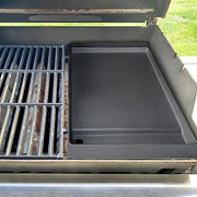 QuliMetal 7566 Grill Griddle for Weber Genesis 300 Series Gas Grills - Cast Iron Griddle Replacement Parts for Genesis E-310 E-320 E-330 S-310 S-320 S-330 EP-310 EP-320 EP-330 CEP-310 CEP-330 ESP-310 - Grill Parts America
