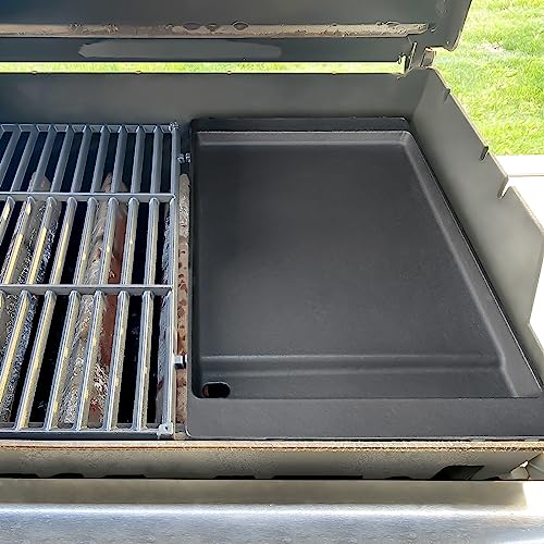 QuliMetal 7566 Grill Griddle for Weber Genesis 300 Series Gas Grills - Cast Iron Griddle Replacement Parts for Genesis E-310 E-320 E-330 S-310 S-320 S-330 EP-310 EP-320 EP-330 CEP-310 CEP-330 ESP-310 - Grill Parts America