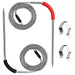 2-Pack iGrill Meat Probe Replacement for Weber Gas and SmokeFire Pellet Grills, 2.5mm Plug Temperature Probe Accessories for Weber Connect Smart, with 2 Probe Grill Clips - Grill Parts America