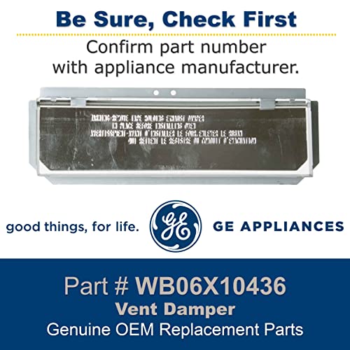 GE WB06X10436 Genuine OEM Vent Damper for GE Microwaves — Grill Parts