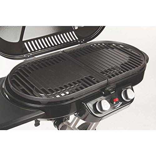 Uniflasy Cast Iron Grill Cooking Grates for Coleman Roadtrip Swaptop Grills LX LXE LXX, 2 Pack - Grill Parts America