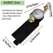 64865 Gas Grill Valve Regulator Compatible with Weber Q2000 Q2200 Series 53060001, 54060001, 54060301, 396002, 566001, 566002 Gas Grill, Replacement Valve Regulator Assembly for Weber Grills - Grill Parts America