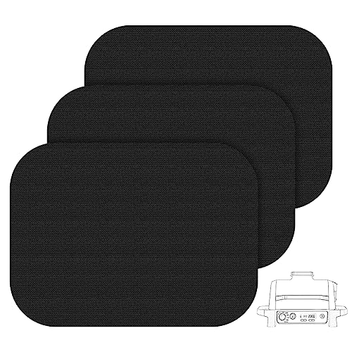 AIEVE Grill Mat Accessories for Ninja Woodfire Outdoor Grill, 3 Pack Non-Stick BBQ Mat Baking Mat Reusable Liners Compatible with Ninja Woodfire Grill Accessories - Grill Parts America