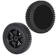 homfanseec G206-0025-W1 6 Inch Grill Wheels Replacement Parts with Cover for Charbroil Wheel Kit 463722403 463720115 463720114 463722715 Various Models BBQ Wheels 461611514 4156956(2pcs Black) - Grill Parts America