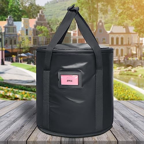 Upgraded 20LBS Pellet Grills Stay Dry Pellet Bin - Wood Pellet Storage Bag Container - Smoker Pellet Dispenser - Anti-Shock Foam Layer Reduces Wood Pellets/Charcoal Chipping - Grill Parts America