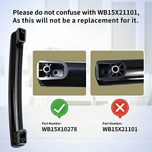 Upgraded Wb15x10278 Microwave Door Handle Compatible With Ge Microwave Door  Handle Replacement Parts Ap5790517, Ps8754175, Jnm3161mf1sa, Jvm3160rf1ss,  Jnm3160rf1ss Door Handle - Temu