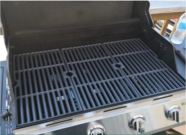 Grill Grates for Charbroil Advantage 4 Burner 463343015 463344015 463344116, Advantage 2 Coal Parts 463340516 Gas Grill, G467-0002-W1 Cast Iron Cooking Grids for Tru Infrared 463336016, 16 15/16" - Grill Parts America