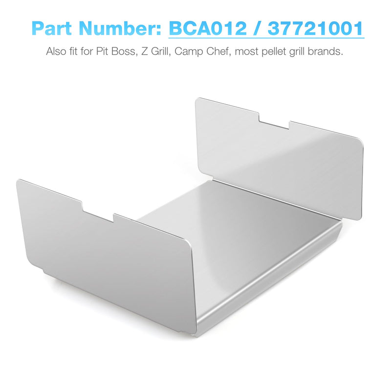 Unidanho Heavy Duty Heat Baffle Diffuser Replacement Part for Traeger Pit Boss Camp Chef etc Pellet Smoker Grill Accessories Flame Tamer Deflector BCA012 37721001 - Grill Parts America