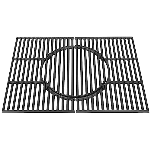 Outspark 64815 Gourmet BBQ System Grill Grates for Weber Spirit II 200/Spirit 200 SER(Model YRS 2013-Current),Cast Iron Cooking Grid for Weber Spirit Spirit 2 E-210 S-210 E-220 S-220,7637,67022 - Grill Parts America
