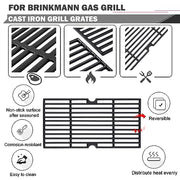 810-1750-S 810-1751-S Grates Parts for Brinkmann 5 Burner Grill Replacement Parts Pit Boss PB820PS1 Replacement Parts Pro Series 820 Smoker Grates Grill Parts 810-3752-F 810-4551-0 810-3551-0 Grates - Grill Parts America