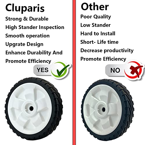 Cluparis 115-4695 Drive Wheel Replacement Tor o 8" Wheel Gear Assembly for 22"/55 cm RWD Recycler Push Lawn Mower 2 Pack - Grill Parts America