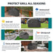 PALON Waterproof BBQ Grill Cover 72-Inch, Heavy Duty Outdoor Gas Grill Covers, with Drawstring Barbecue Covers for Weber Char-Broil Brinkmann Nexgrill and More, All Weather Barbecue Grills Protector - Grill Parts America