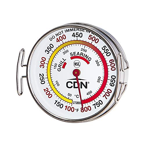 CDN Grill Surface Thermometer, Silver - Grill Parts America