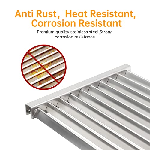 NEURARC 16 7/8" Stainless Steel Cooking Grid Grates Replace for Charbroil 463420508 463420509 463420511 463436213 463436214 463440109 Model，3 Pack Grill Replacement Part… - Grill Parts America