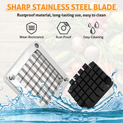 WICHEMI Dicer Blades Commercial Vegetable Chopper Dicer Blade Stainless Steel Blades for Chopper Dicer Commercial Vegetable Fruit Dicer Replacement (1/2" Blade) - Kitchen Parts America