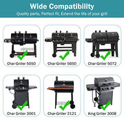 Criditpid Grill Grates Replacement for Char Griller 5050, 5650, 2121, 3001, 5072, 2123, 3072, 2828, 3030, 4000, King Griller 3008 5252, 19 3/4" Cast Iron Cooking Grid for Chargriller Duo 5050 Parts - Grill Parts America