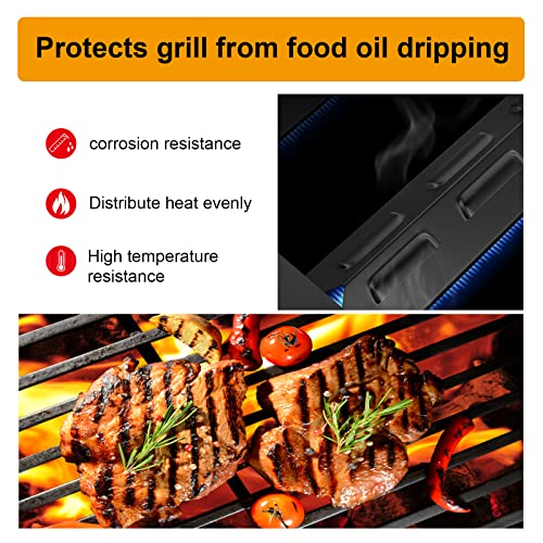 Grill Replacement Parts for Kenmore 146.23678310 146.16142210 146.23673310 146.16198211 146.34611410 146.34611410 146.46372610 Gas Grill, Porcelain Steel Heat Plate Shield,Burner Tube Repair Kit - Grill Parts America