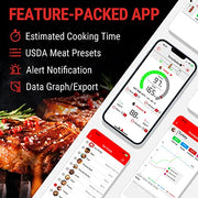 ThermoPro TempSpike 500FT Truly Wireless Meat Thermometer, Bluetooth Meat Thermometer for Grilling and Smoking, Meat Thermometer Wireless for BBQ Oven Smoker Rotisserie Sous Vide - Grill Parts America