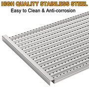 DcYourHome Stainless Steel Grill Emitter Plates Replacement Parts for Charbroil 463242716, 463257520, 466242715, 466242815, 463242715, 463276016, 463255020, 466242716, G533-2200-W1, G533-0009-W1A,3PCS - Grill Parts America