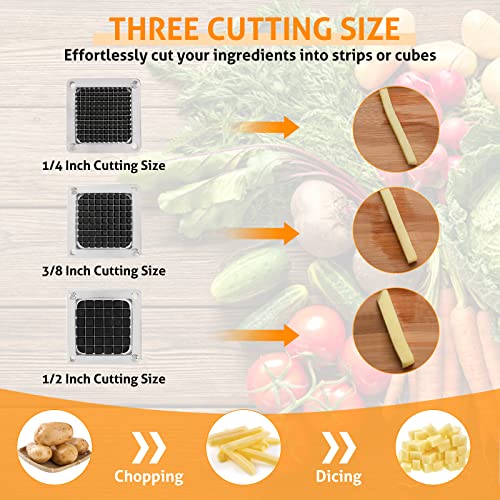 WICHEMI Dicer Blades Commercial Vegetable Chopper Dicer Blade Replacement Stainless Steel Blade for Chopper Dicer Commercial Vegetable Fruit Dicer Replace Blade (3/8" Blade) - Kitchen Parts America