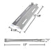 Hongso Grill 17" Burner Tubes 17 1/8" Heat Plates for Members Mark GR2039201-MM-00, Grill Chef BIG-8116 8 Burner Gas Grill Models, Set of 8 - Grill Parts America