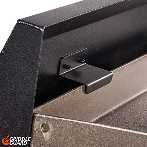 Hard Cover Lid Fits Nexgrill 36" Griddle - Made in USA (Black Aluminum) - Grill Parts America